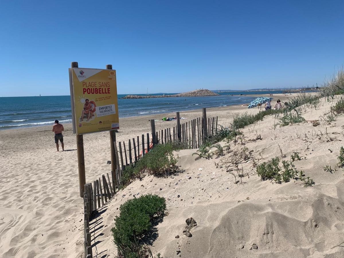 La Mer Et La Plage Au Bout Du Parc Appartement 4 Couchages Avec Jardin La Grande-Motte Zewnętrze zdjęcie