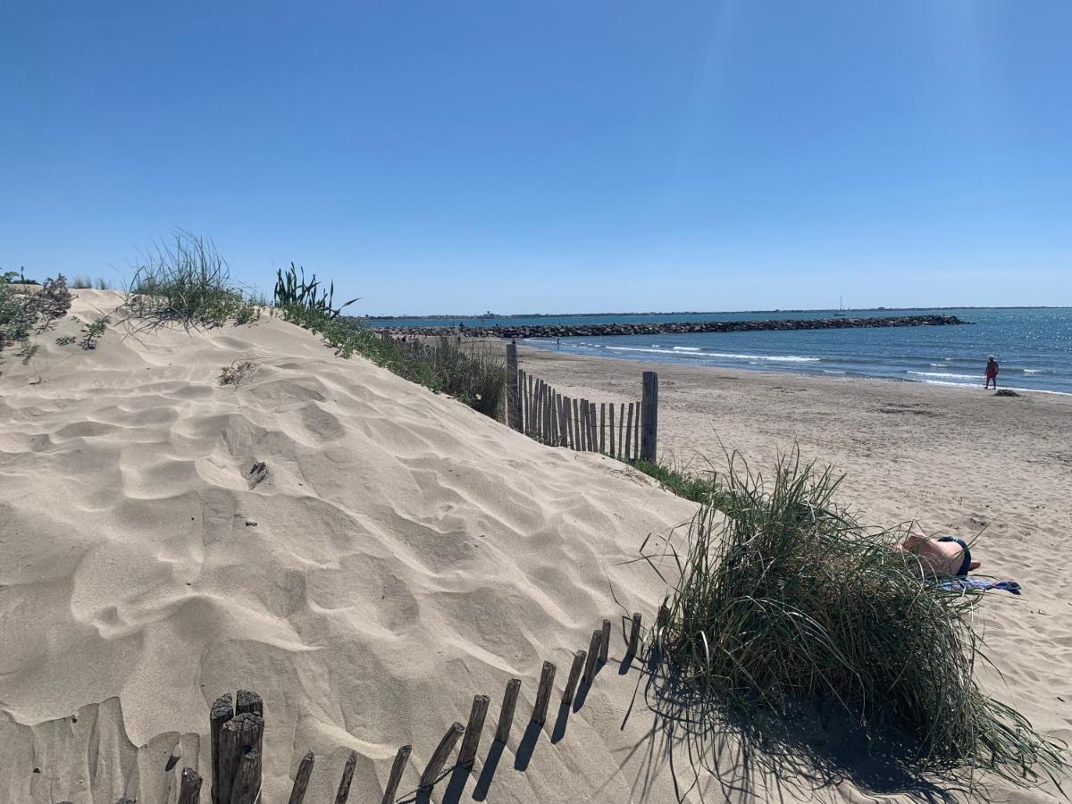 La Mer Et La Plage Au Bout Du Parc Appartement 4 Couchages Avec Jardin La Grande-Motte Zewnętrze zdjęcie